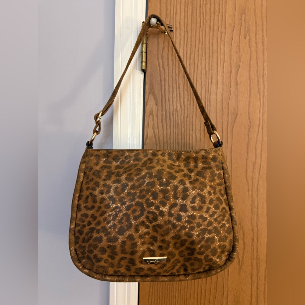 Jessica Simpson Leopard Print Shoulder Bag